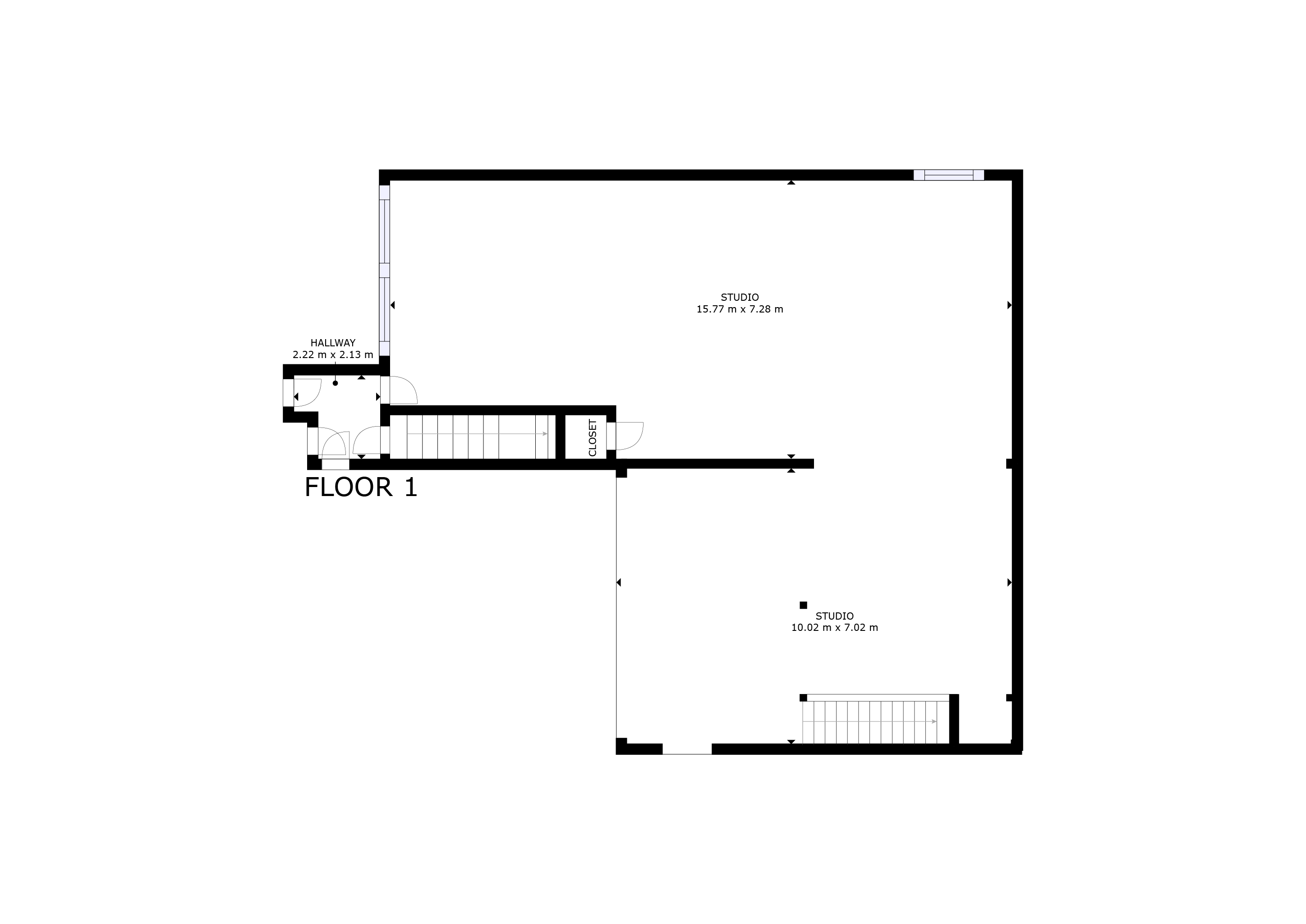 1605 Studio Ground floor